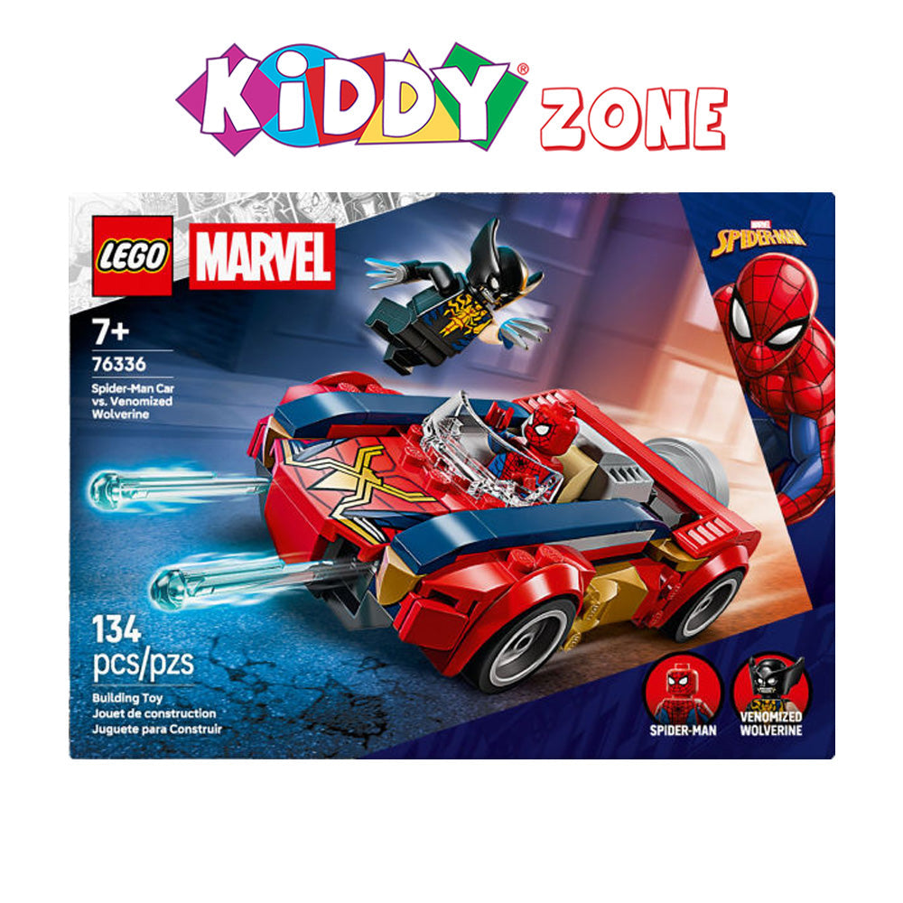 LEGOÃÂ® ÃÂ Marvel Spider-Man Car vs. Venomized Wolverine 76336