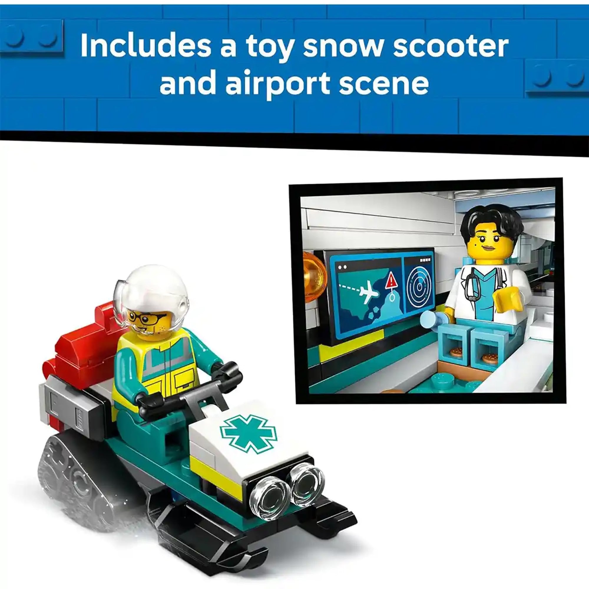 LEGO CITY 60465 Emergency Air Ambulance Airp.. V29
