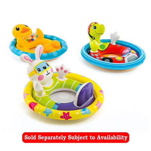 INTEX SEE-ME-SIT POOL RIDERS, AGES 3-4, 3 STYLES, POLYBAG 42159570