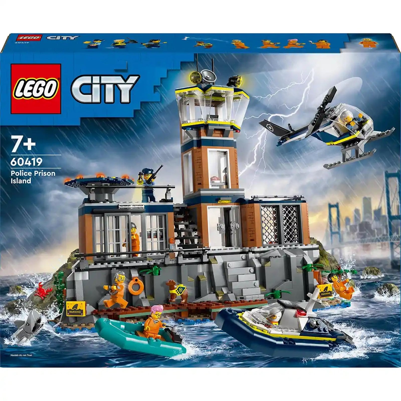 LEGOÃÂ® City Police Prison Island Building Toy 60419