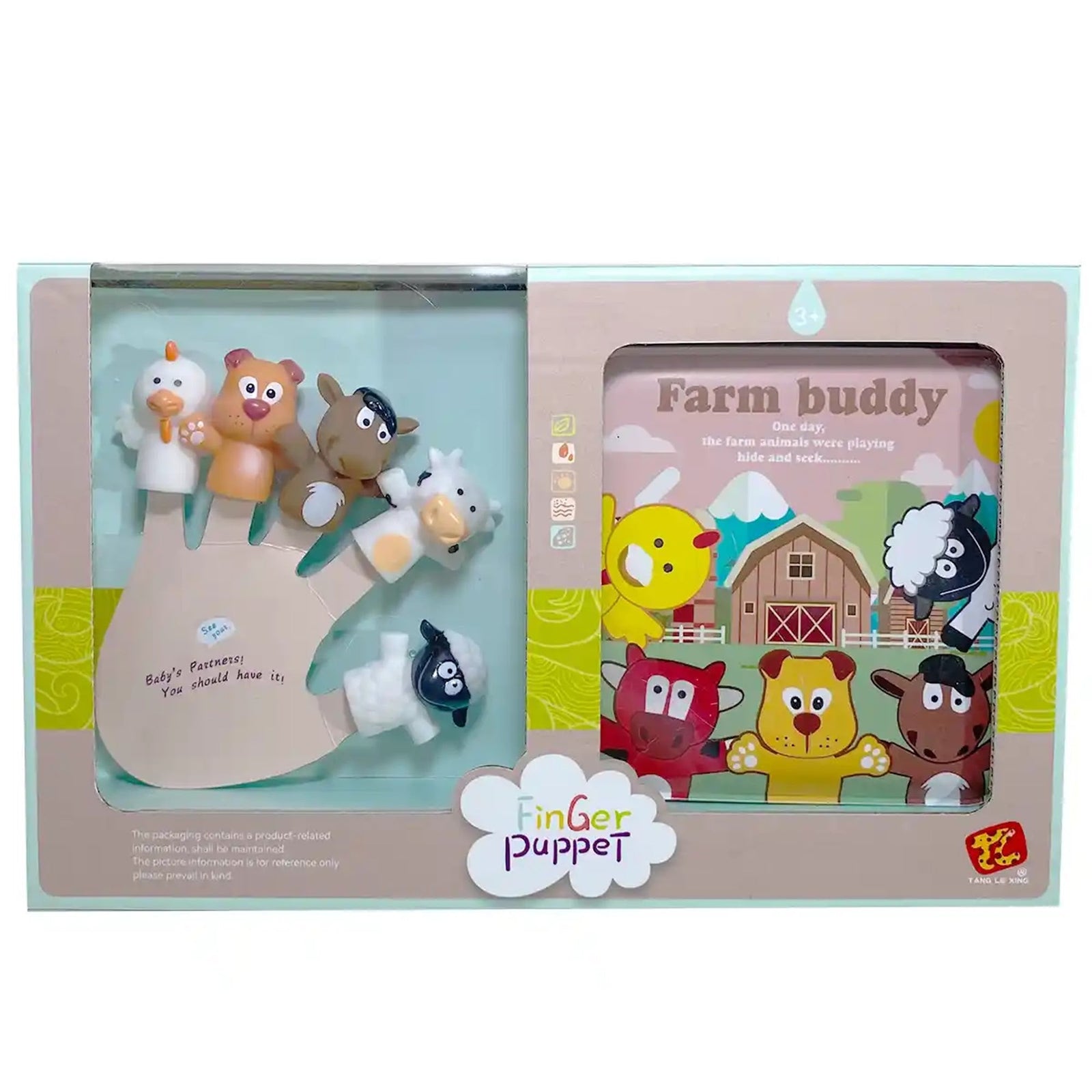 FINGER PUPPET+STORYBOOK 3YRS+