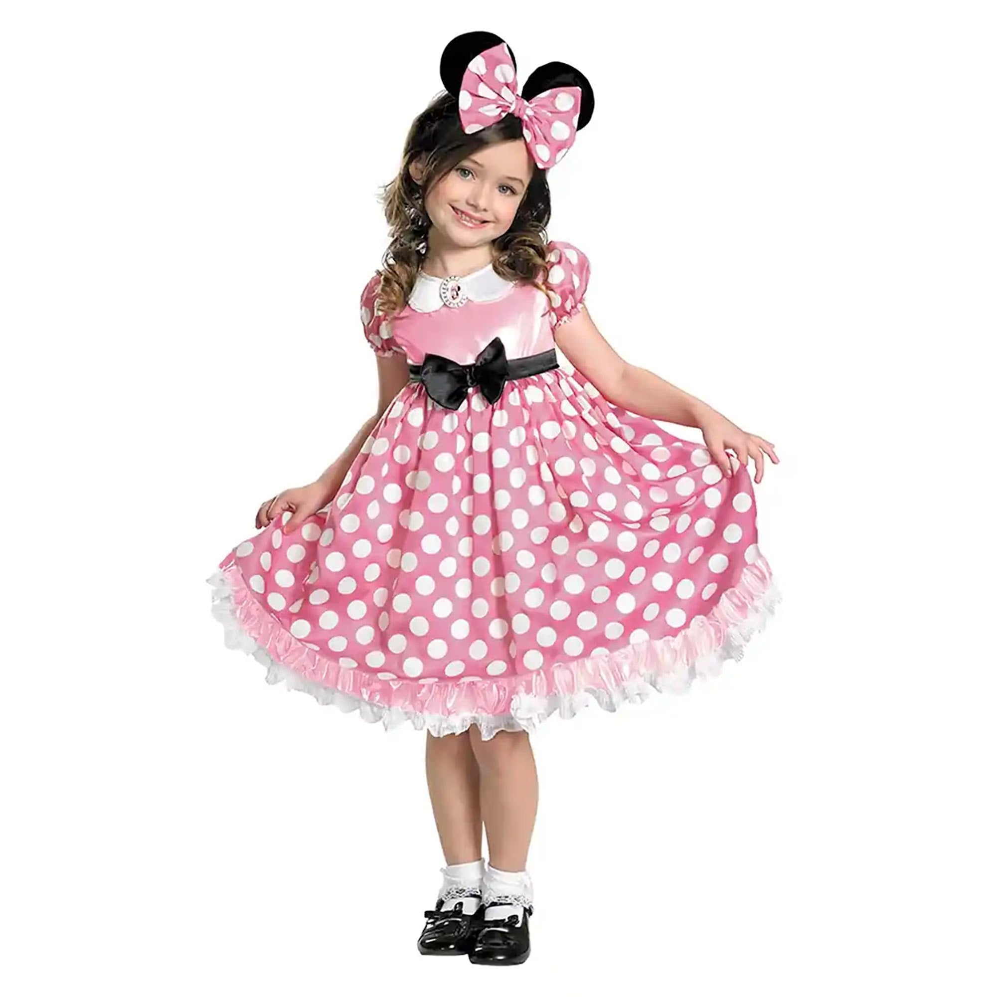 CHILD PINK MINNIE MOUSE GLOW IN THE DARK DISNEY (SMALL)