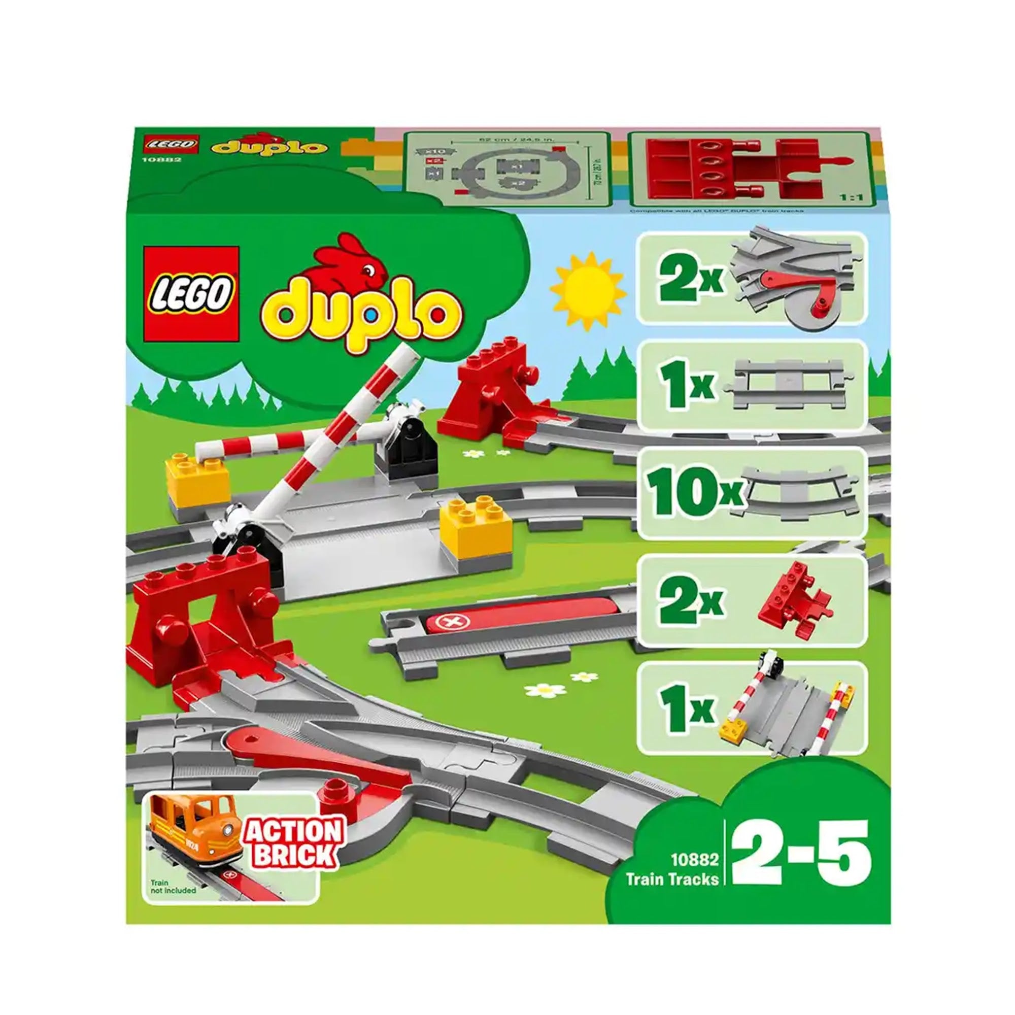 LEGO Duplo Town 10882 TRAIN TRACKS