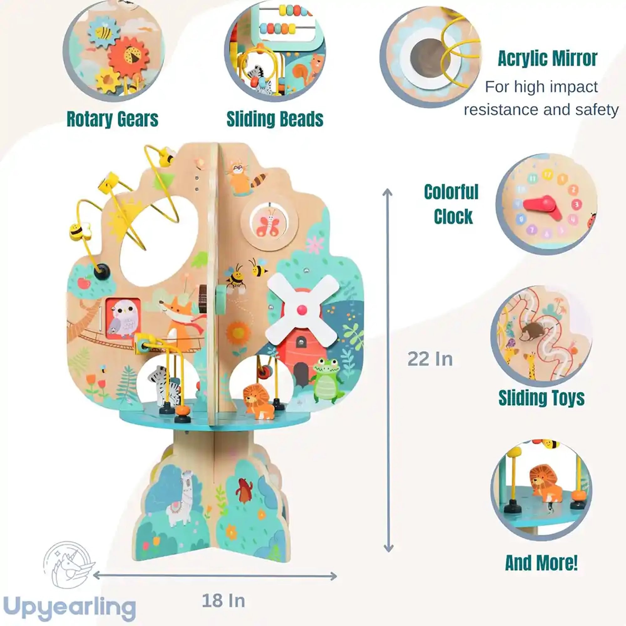 Edufun Wooden Activity tree 2-4YRS