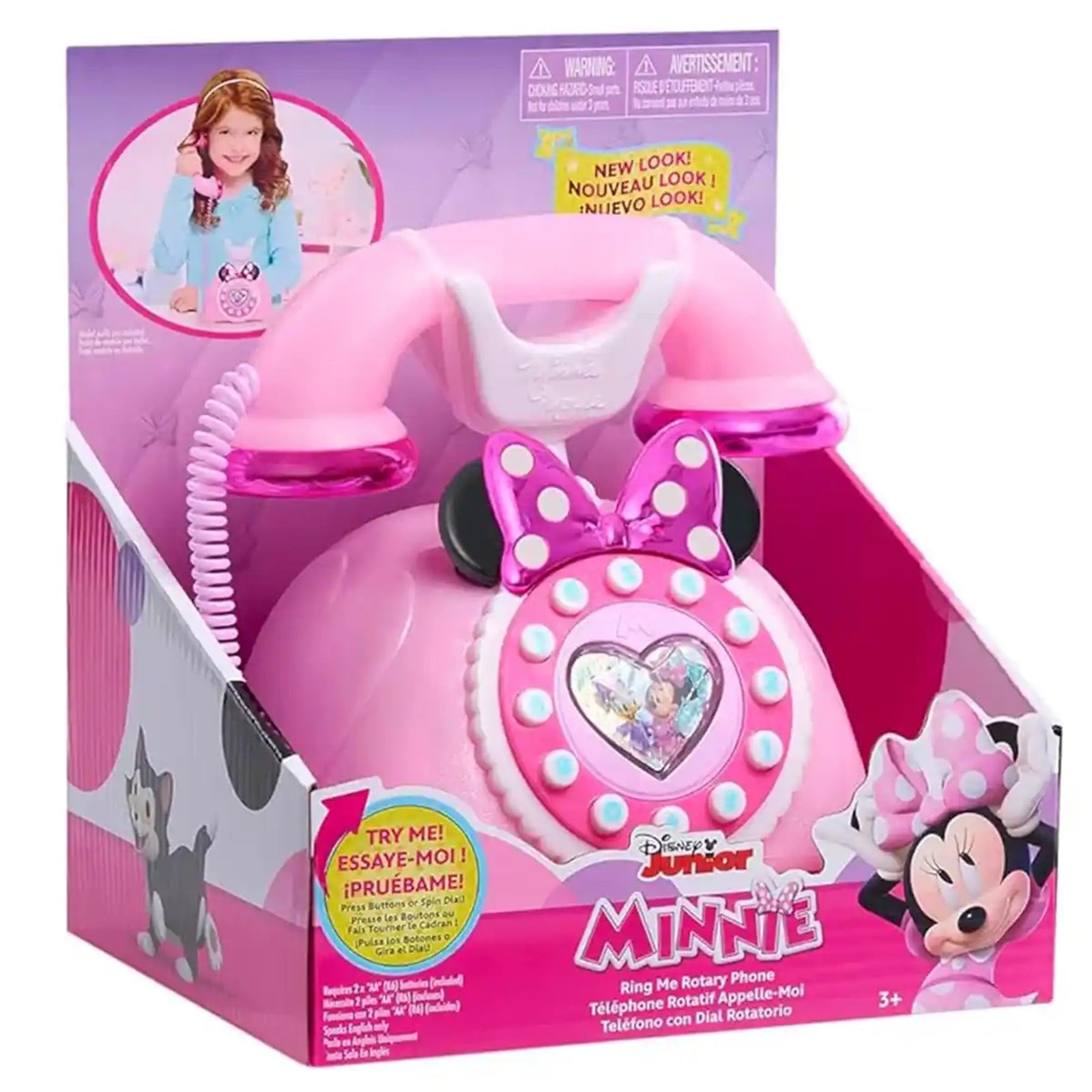 Minnie Mouse Ring Me Rotary Phone