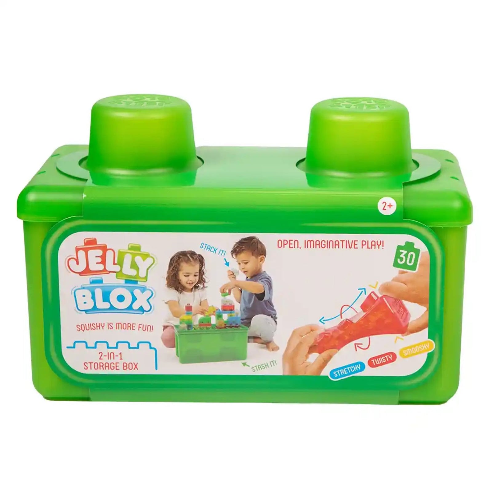 Jelly Blox - Stash & Stack - 2in1 Storage Case