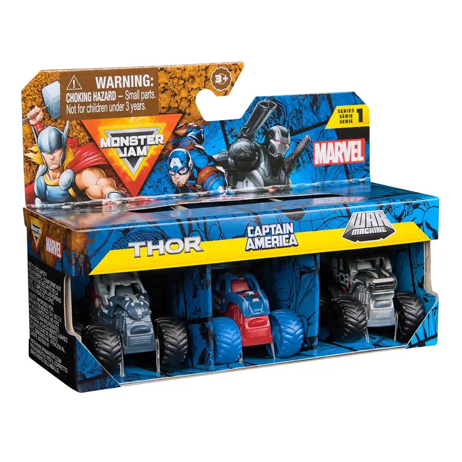Monster Jam Mini Marvel Bundle