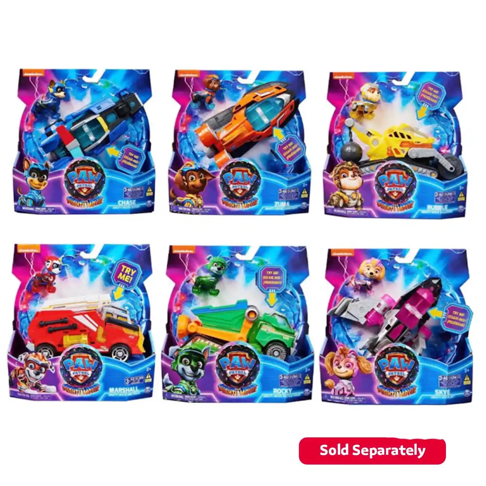 Paw Patrol Movie2 Themed Vehicles Asst.