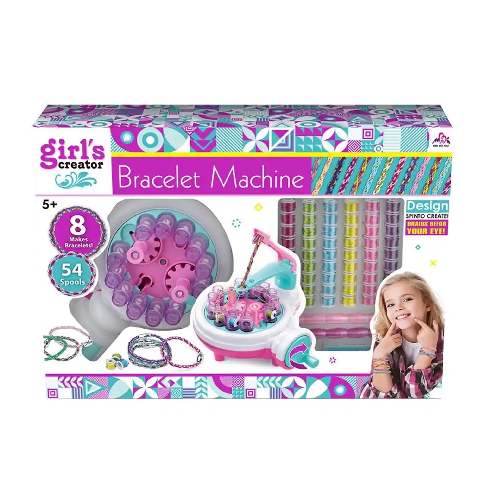 2 IN 1 BRAIDING SET BRACELET MACHINE 6YRS+