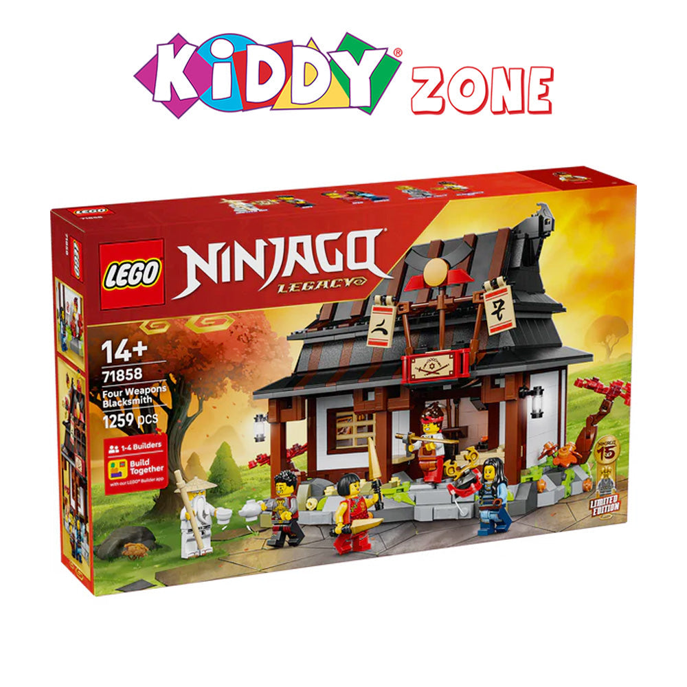 LEGOÃÂ® NINJAGOÃÂ® Four Weapons Blacksmith 15th Anniversary 71858