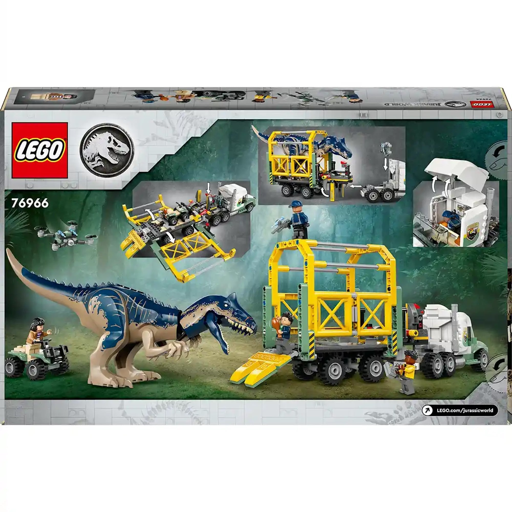 LEGO Jurassic World 76966 Dinosaur Missions: Allosaurus Transport Truck