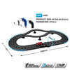 Mini Electric car track slot toy 1:43 Scale DIY Construction Race Tracks Sets For 6YRS+