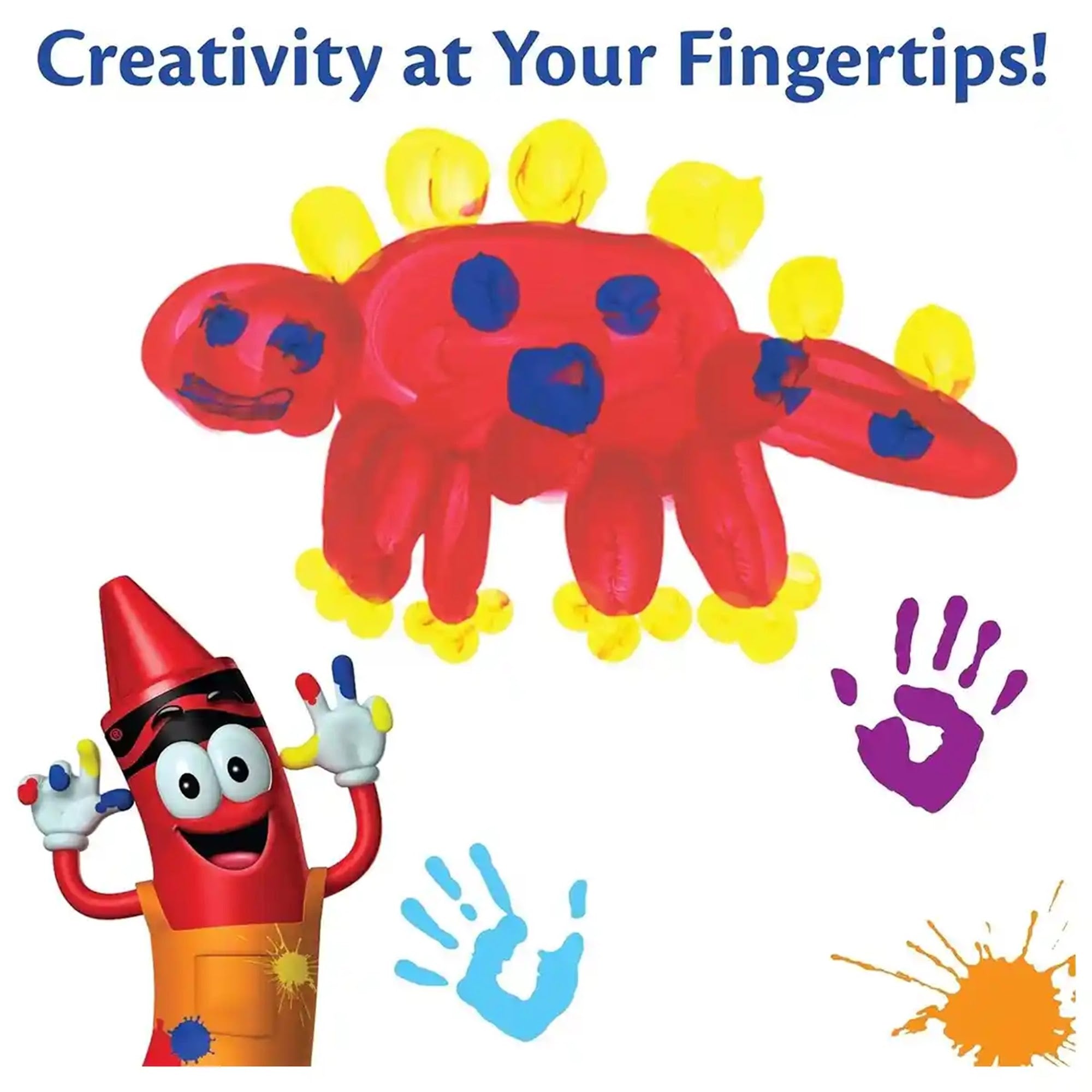 Crayola 3 8-Oz. Washable Fingerpaint Bold Colors