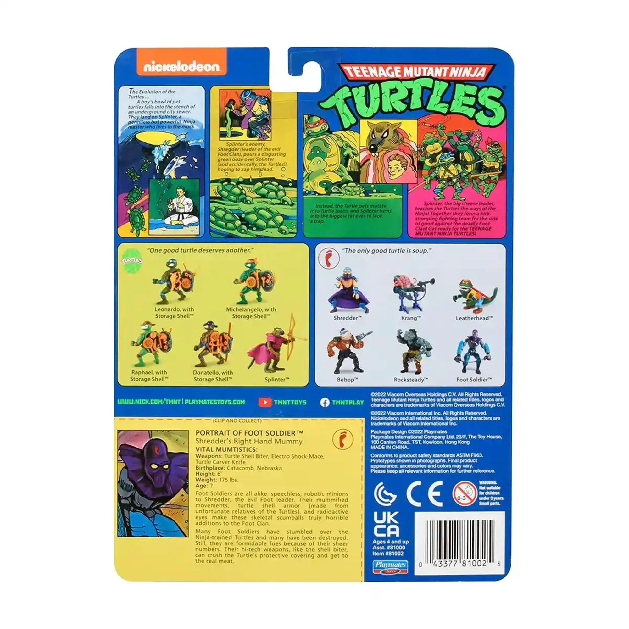 TMNT CLASSIC 4IN MUTANT FIGURES ASST
