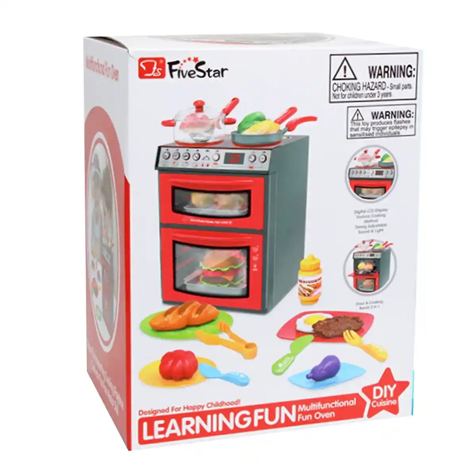 MULTIFUNCTIONAL FUN OVEN WITH SOUND AND LIGHT 3YRS+