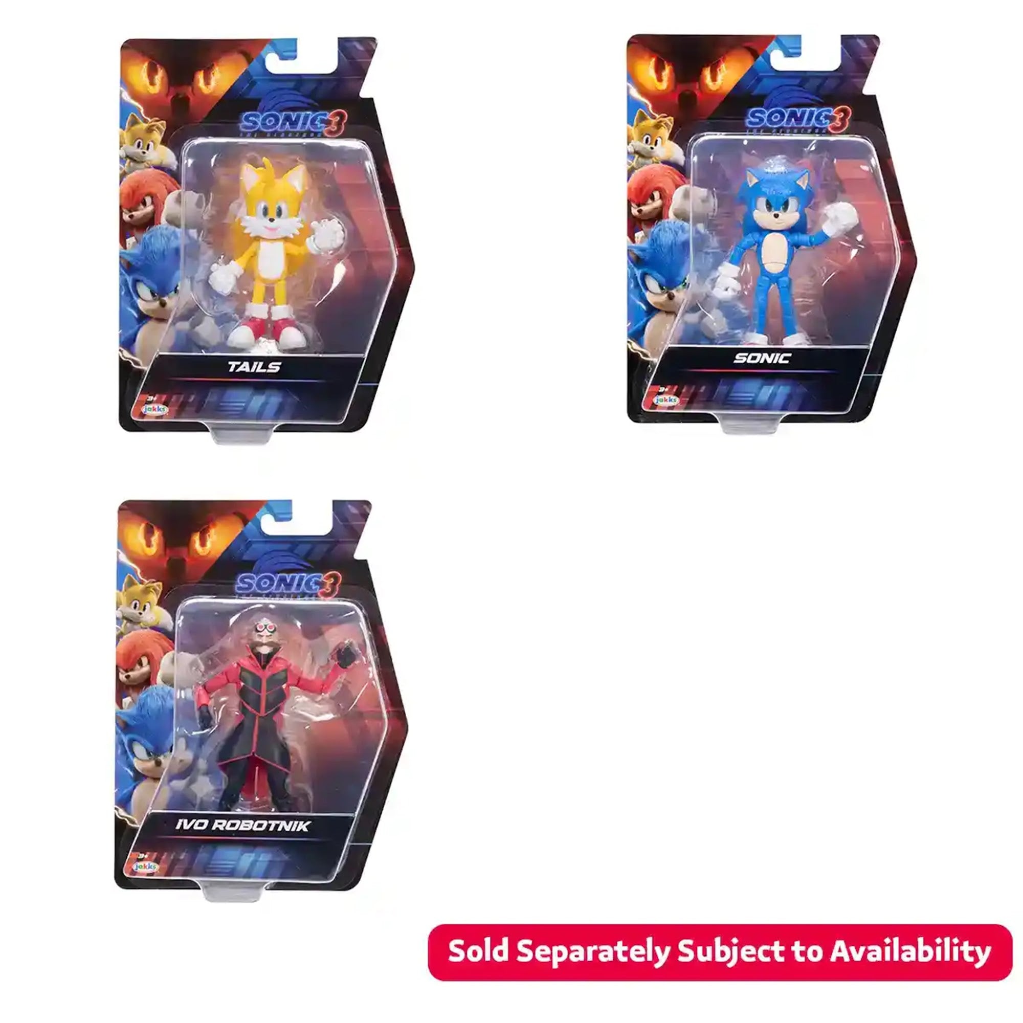 Sonic3 Movie 5" Fig  Wave #1 Asst. 4