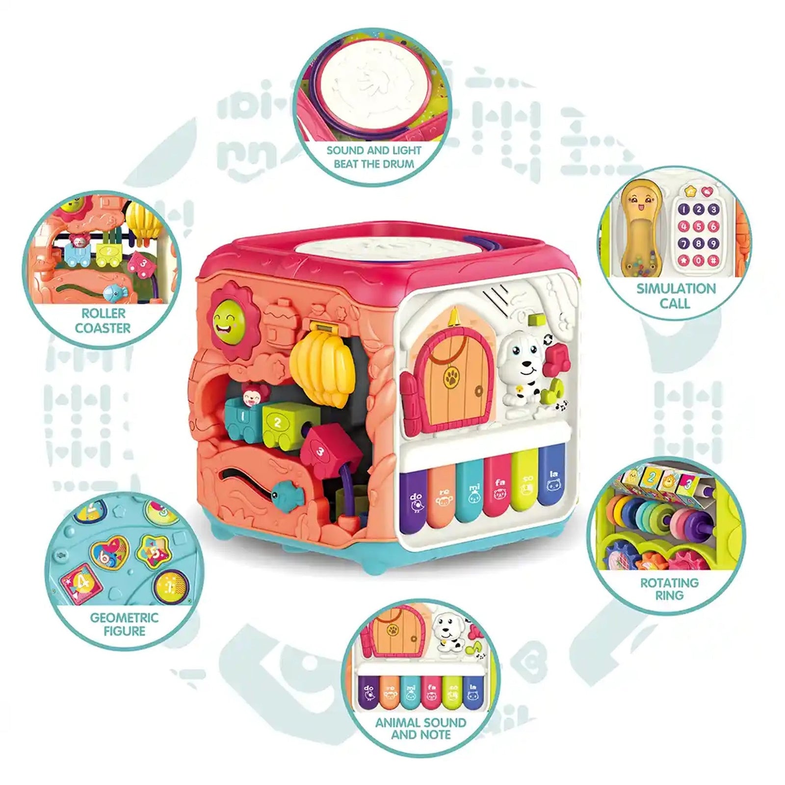 Magic Box 6 in 1 Musical Instrument Toys For 3YRS+