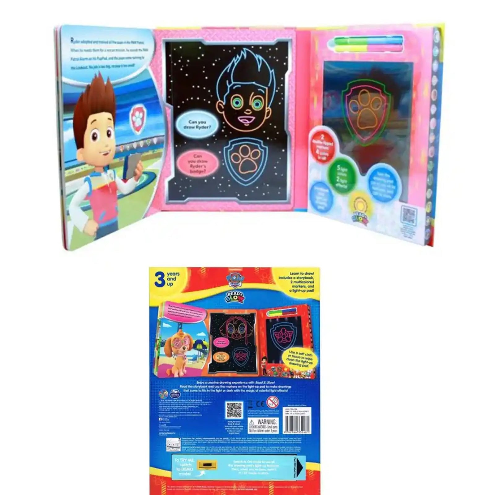 NICK PAW PATROL READ & GLOW