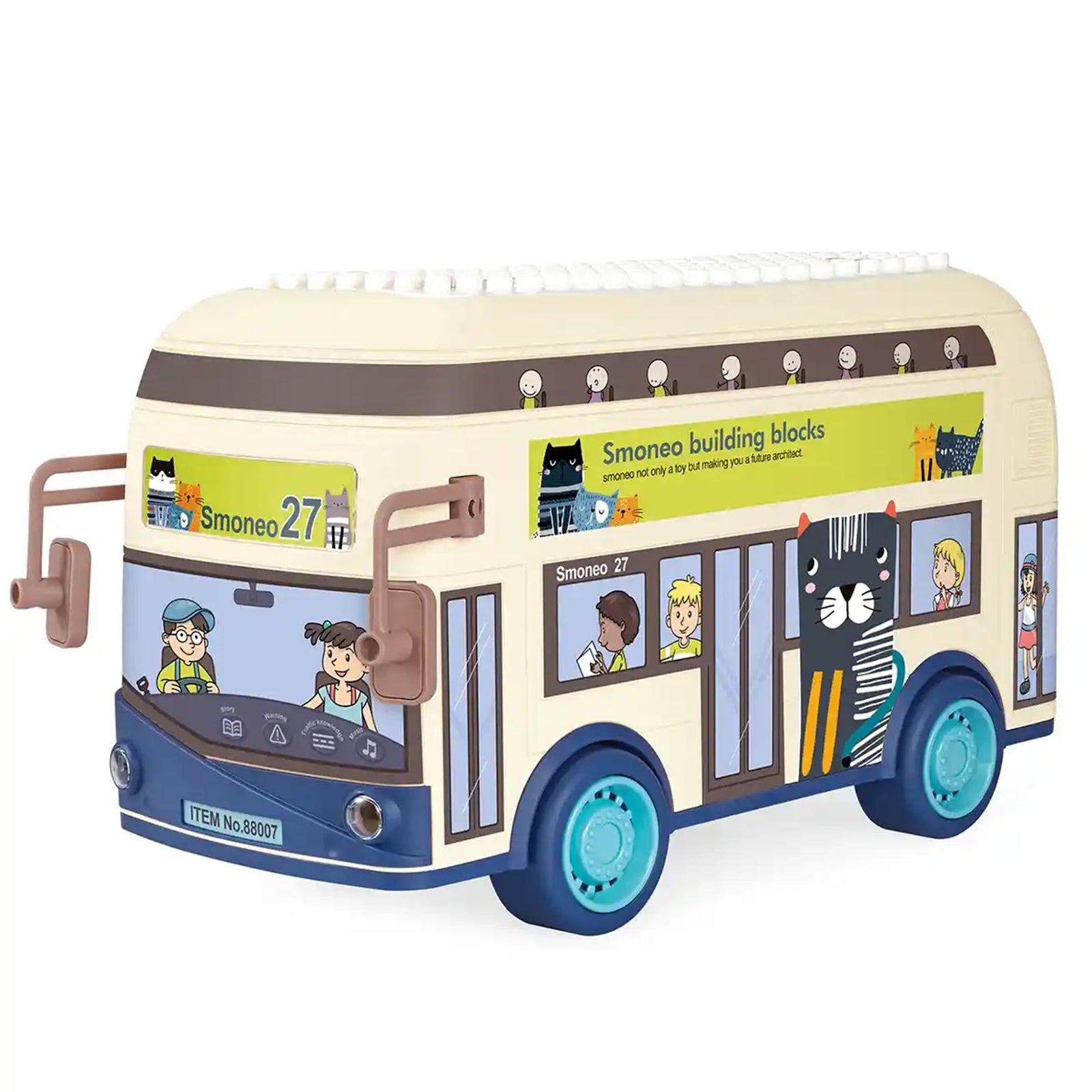 Storage of early education buses (136PCS) Ã¯Â¼Âtwo color assorted)