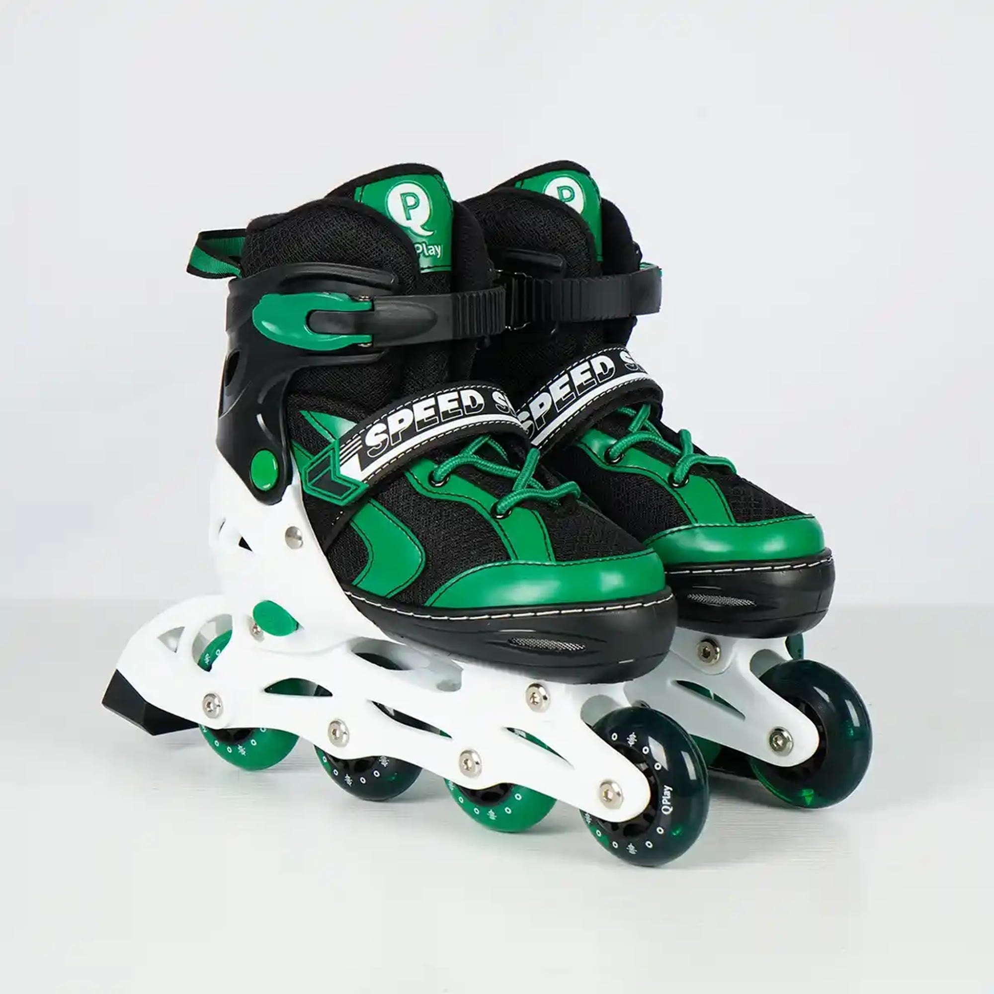 QPLAY INLINE 2in1 Skates (S) green