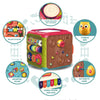 Magic Box 6 in 1 Electric Magic Puzzle Box Set Music Hand Drum Activity Cube For 3YRS+