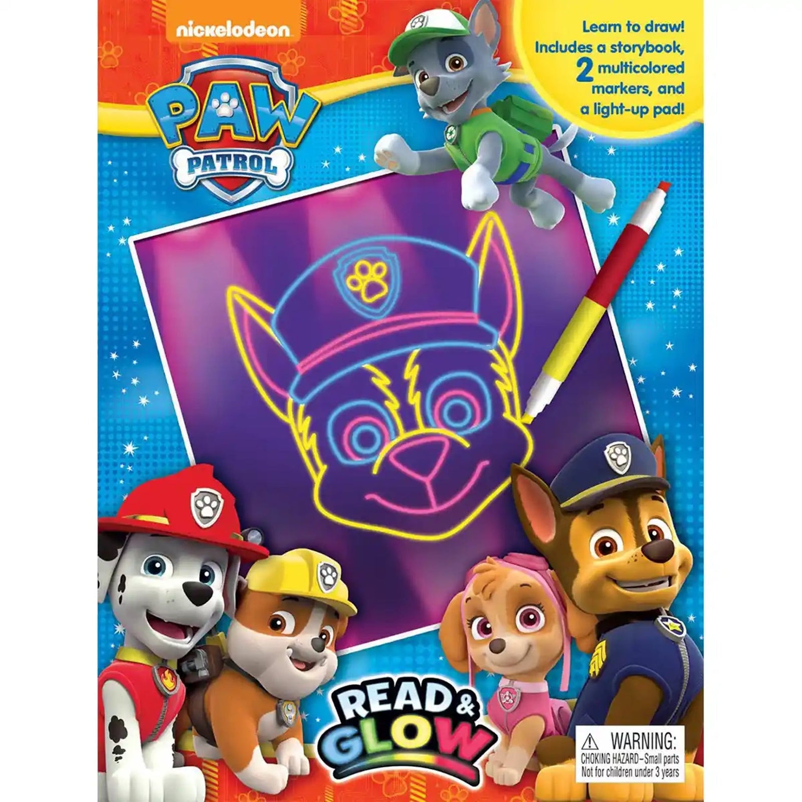 NICK PAW PATROL READ & GLOW