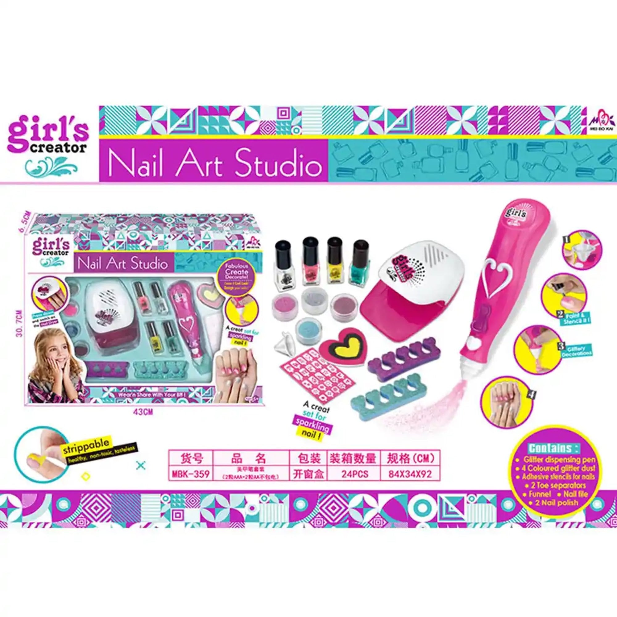 NAIL ART STUDIO FOR GIRLS 5YRS+