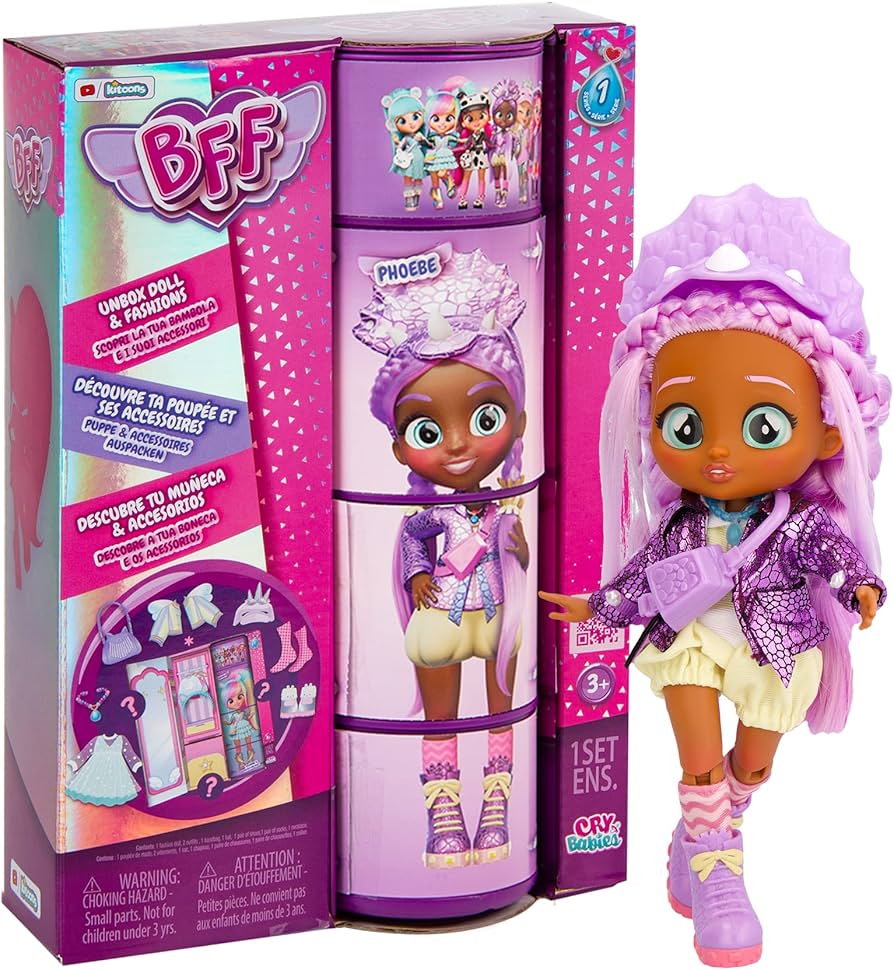 CRY BABIES BFF DOLL PHOEBE 8