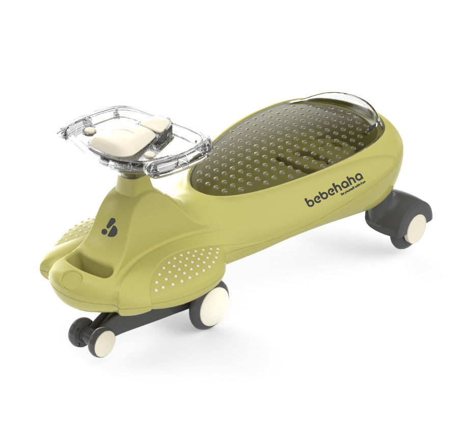 Wiggle Car Ride On Toy-Green No Batteries, Gears or Pedals – Twist, Swivel, Go