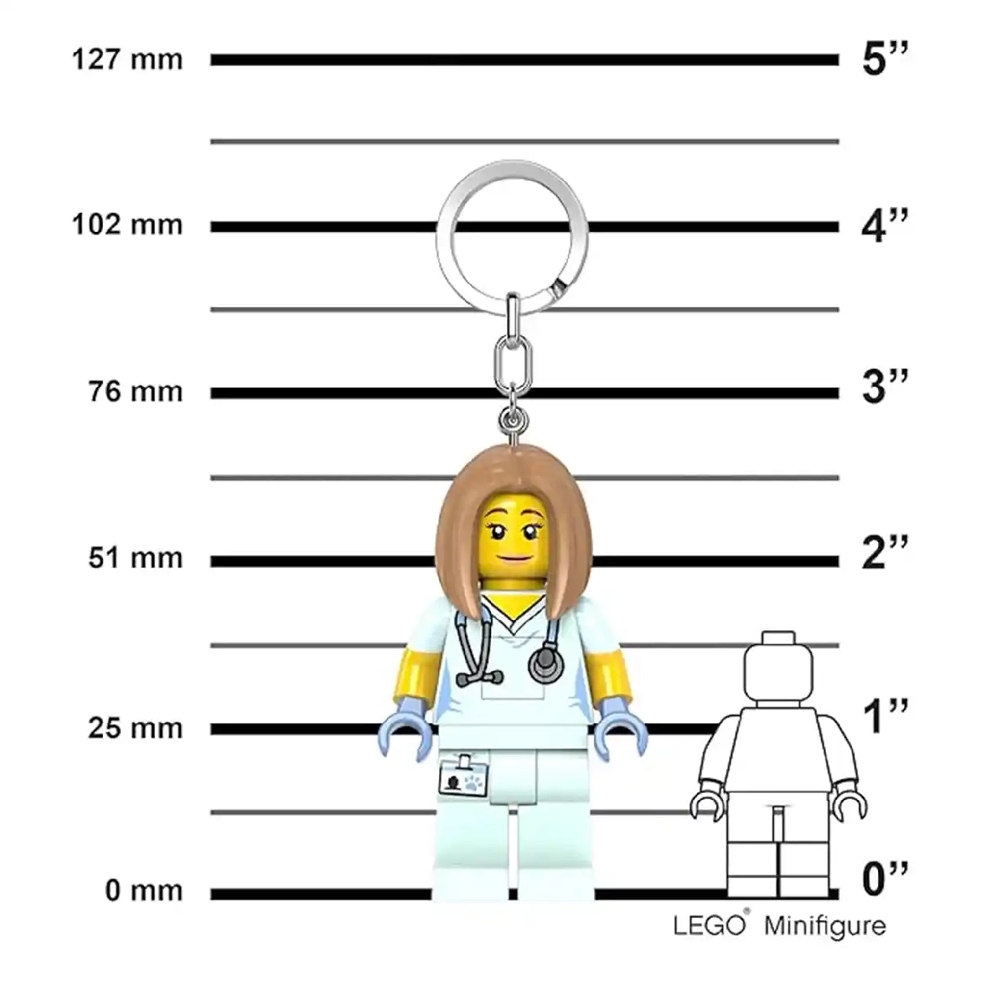 Lego IQ Minifigures Keychain Light  Medical Profes (PDQ)