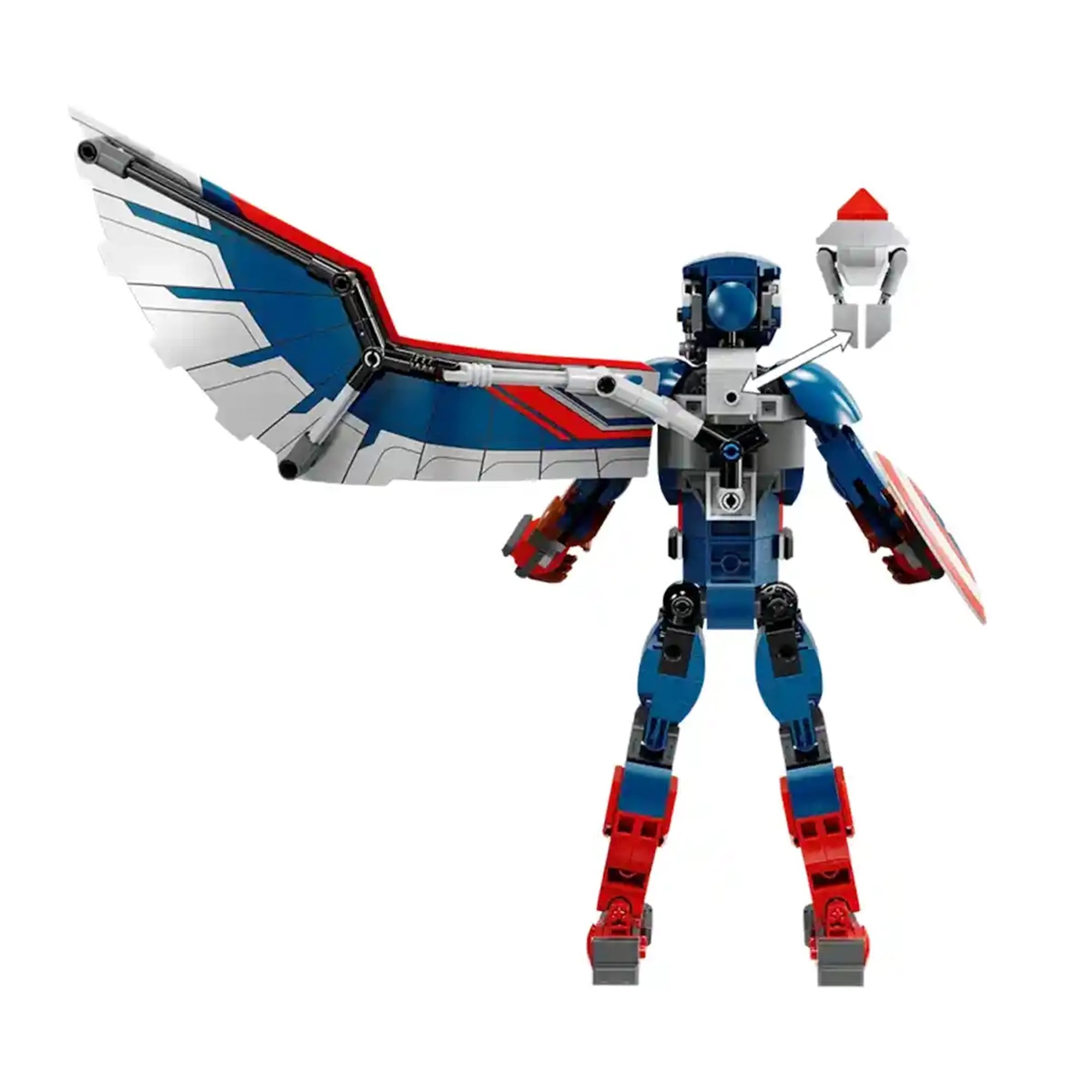 Lego Marvel New Captain America Construction Figure 76296