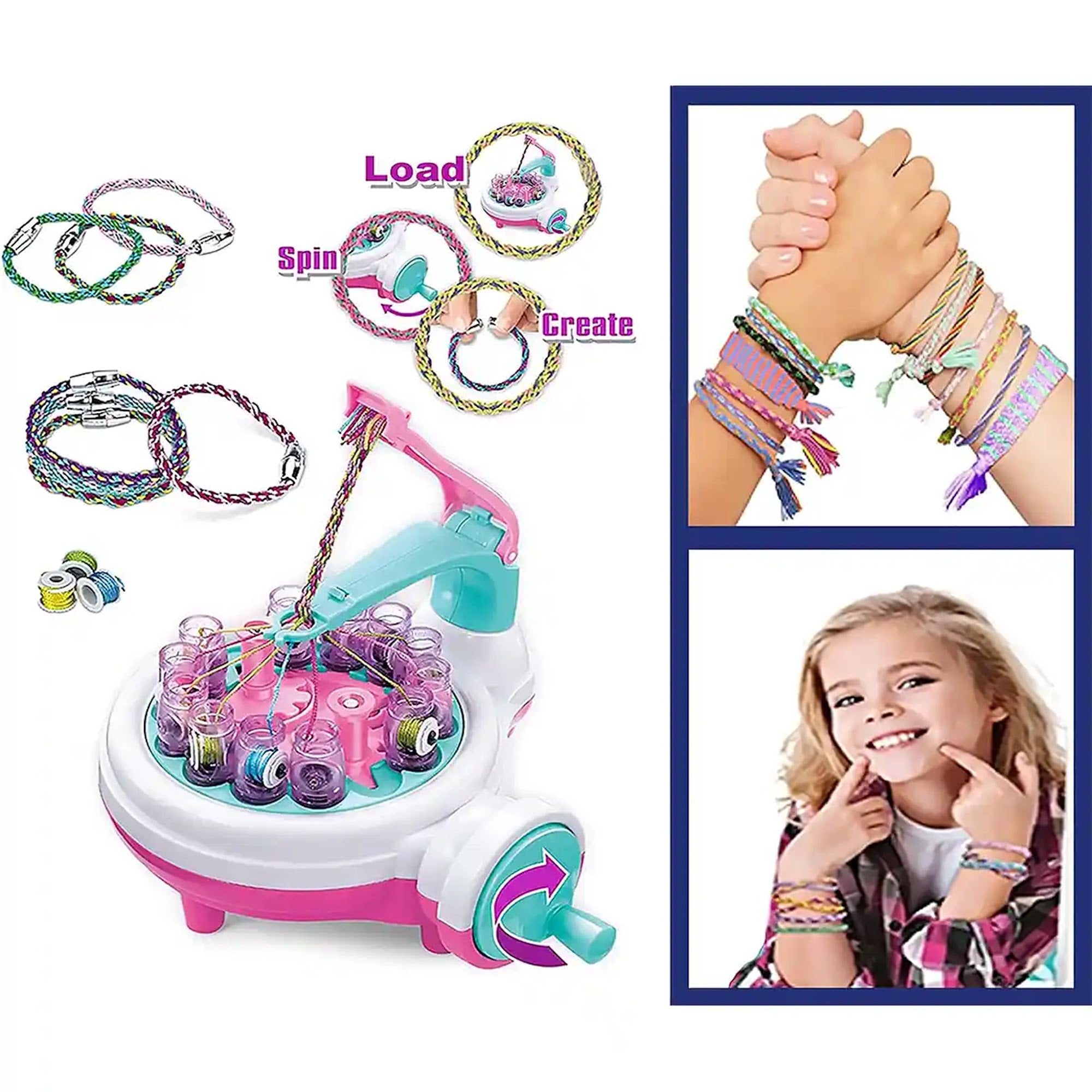 2 IN 1 BRAIDING SET BRACELET MACHINE 6YRS+