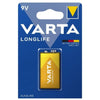 VARTA LONG LIFE  9v 1PC/PCKT