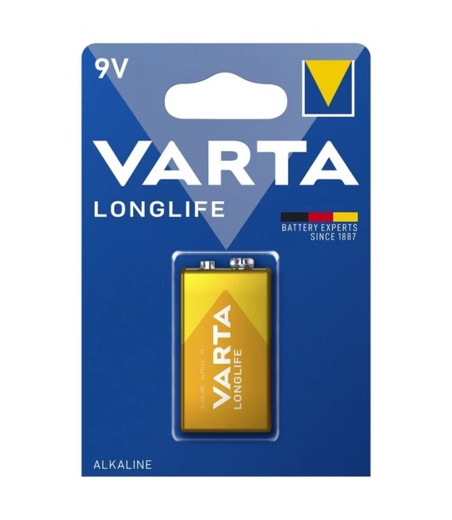 VARTA LONG LIFE  9v 1PC/PCKT