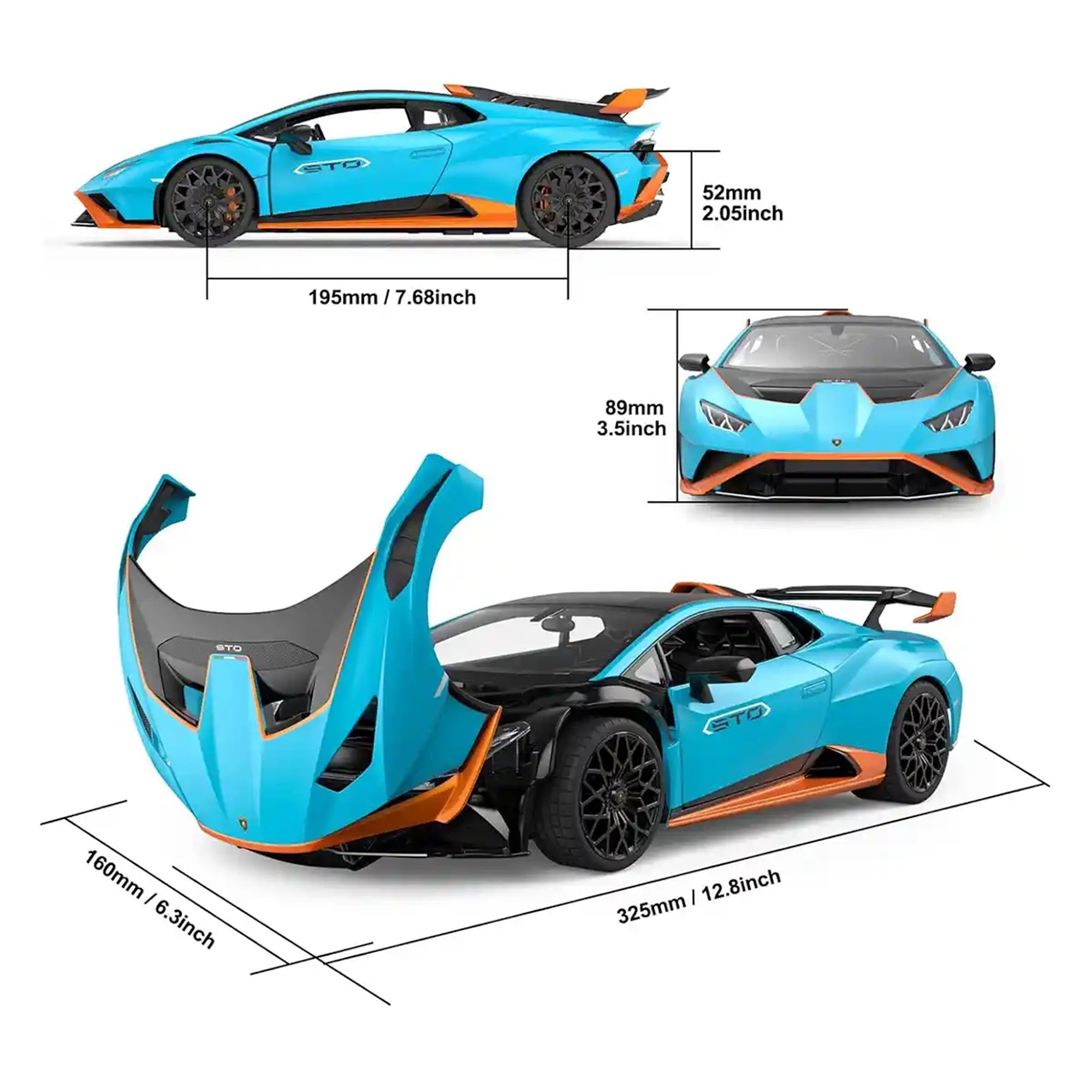 RASTAR R/C 1:14 Lamborghini Huracan STO - Blue