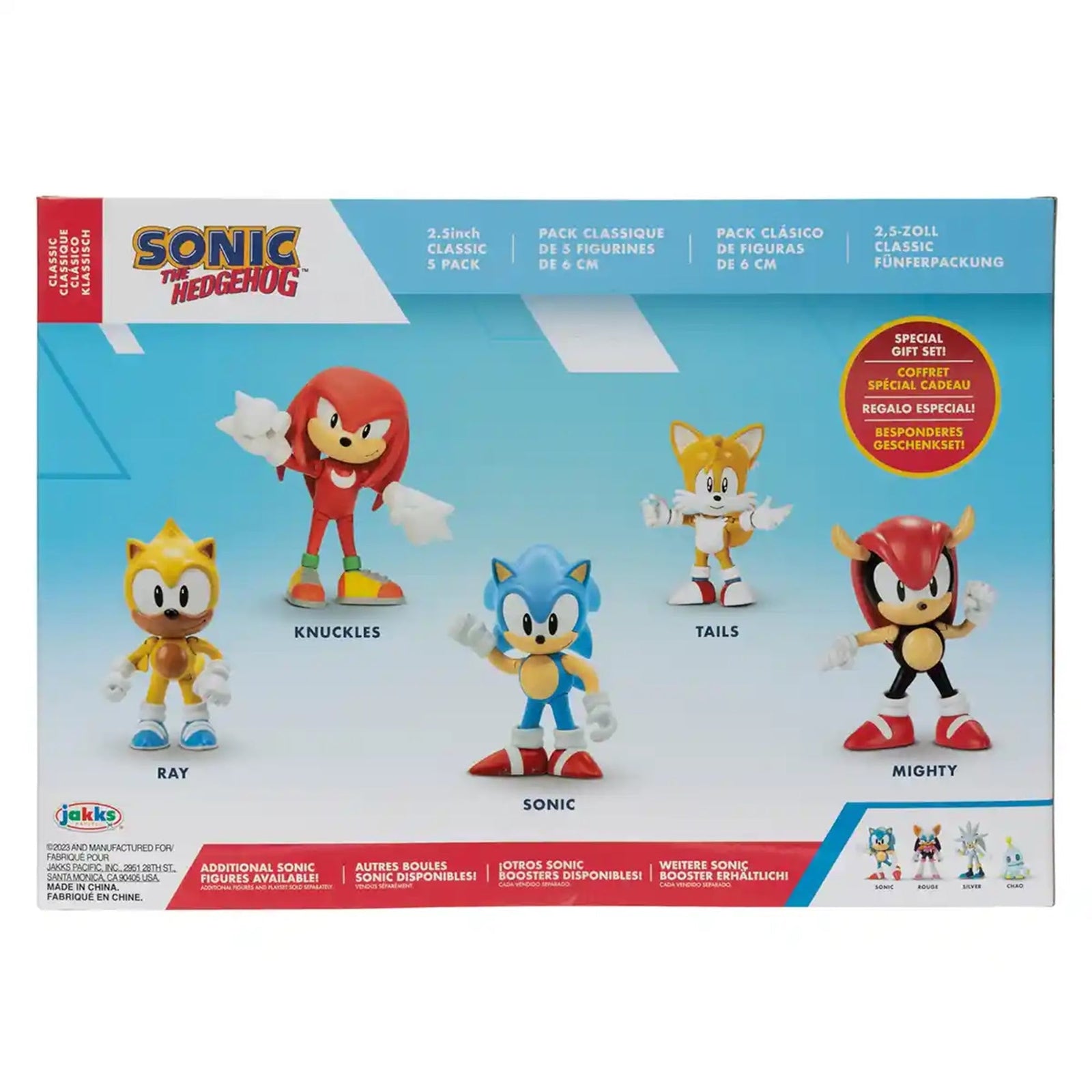 Sonic 2.5" Figures 5-PK
