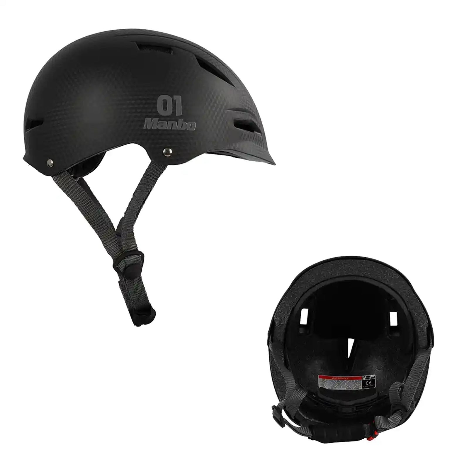 QPLAY MANBO HELMET(M) black 3-10yrs