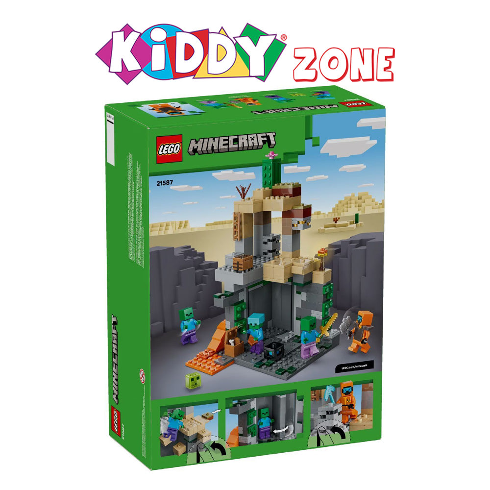 LEGOÃÂ® MinecraftÃÂ® Zombie Dungeon Gaming Building Toy 21587
