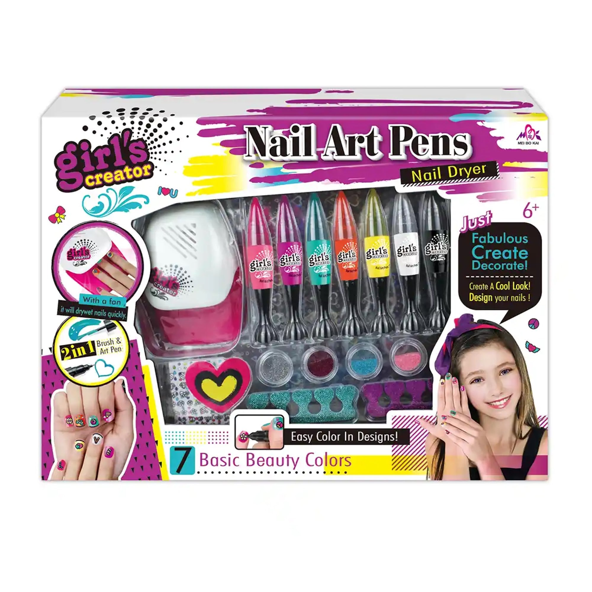 NAIL ART PEN SET 6YRS+