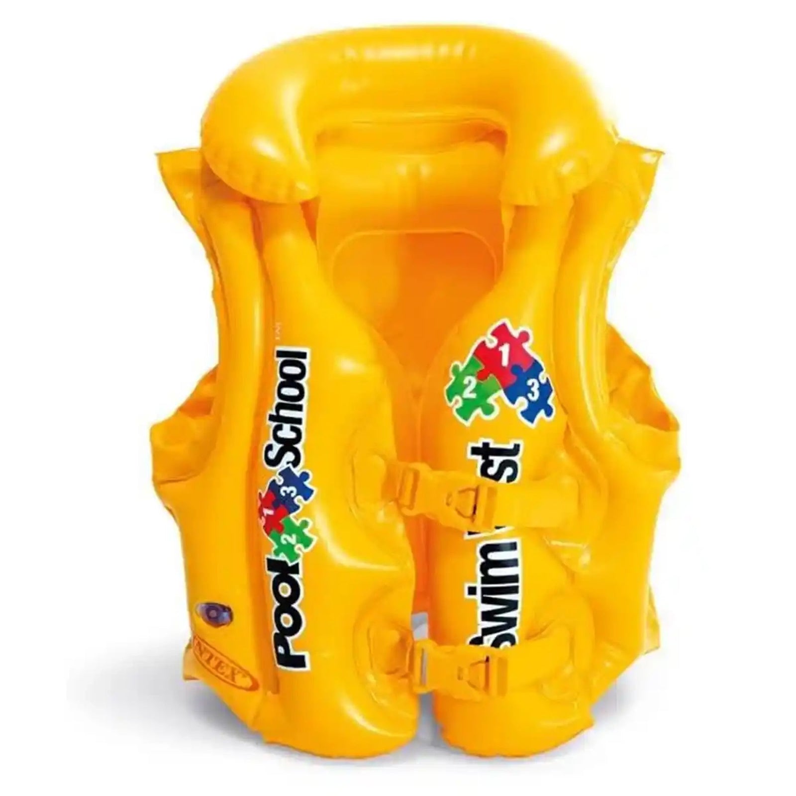 INTEX DELUXE SWIM VEST POOL SCHOOLÃ¢ÂÂ¢ STEP 2, W/ COLLAR, AGES 3-6, PEG BOX