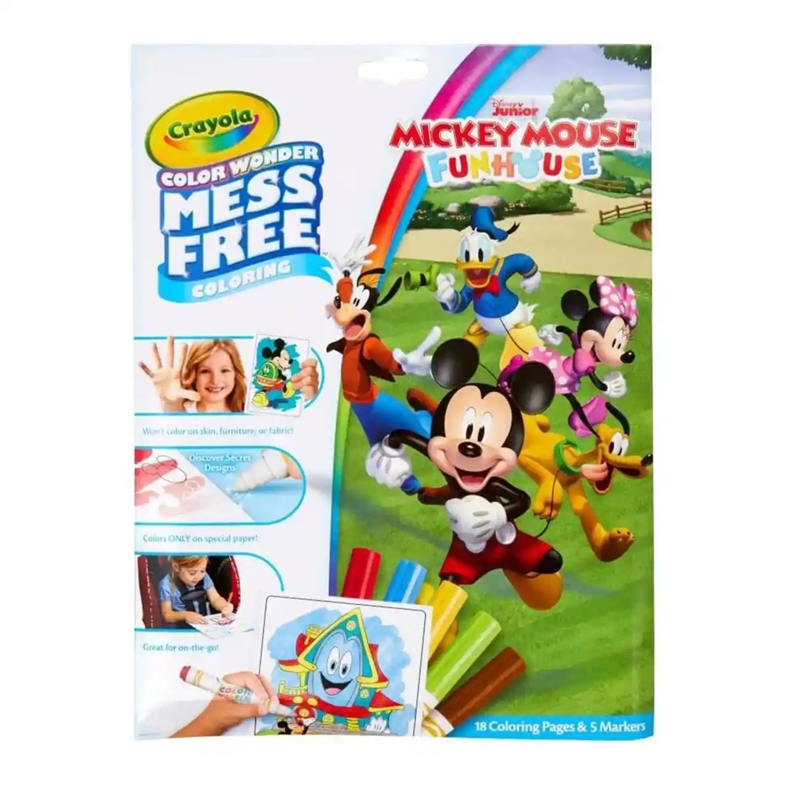 Color Wonder Coloring Pad & Markers, Mickey Mouse Roadster Racers