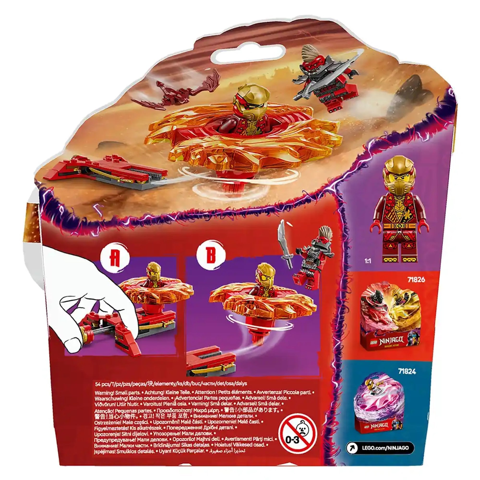 LEGO Ninjago LEGO 71823 Kai's Dragon Spinjitzu Spinner