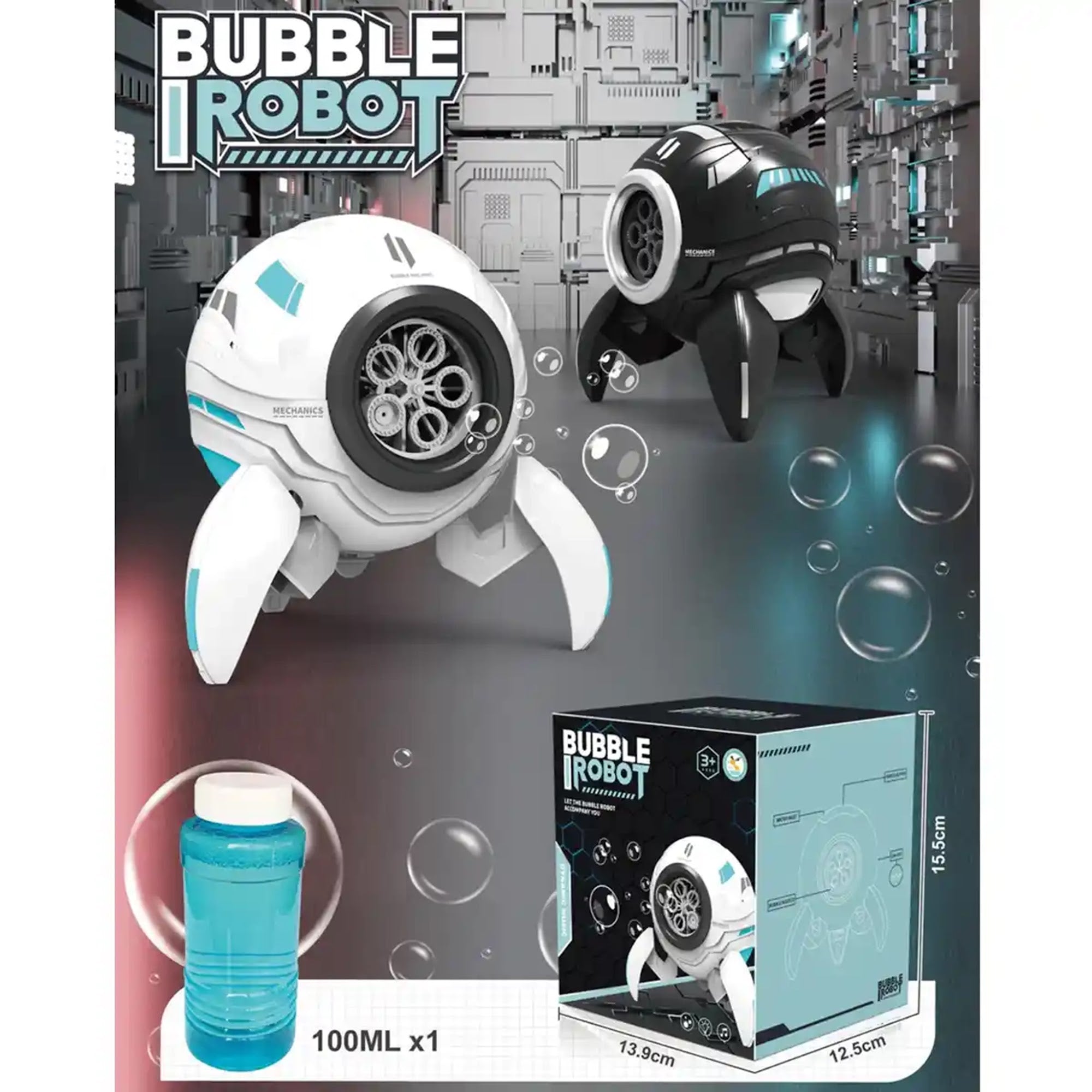 B/O ROBOT BUBBLE MACHINE