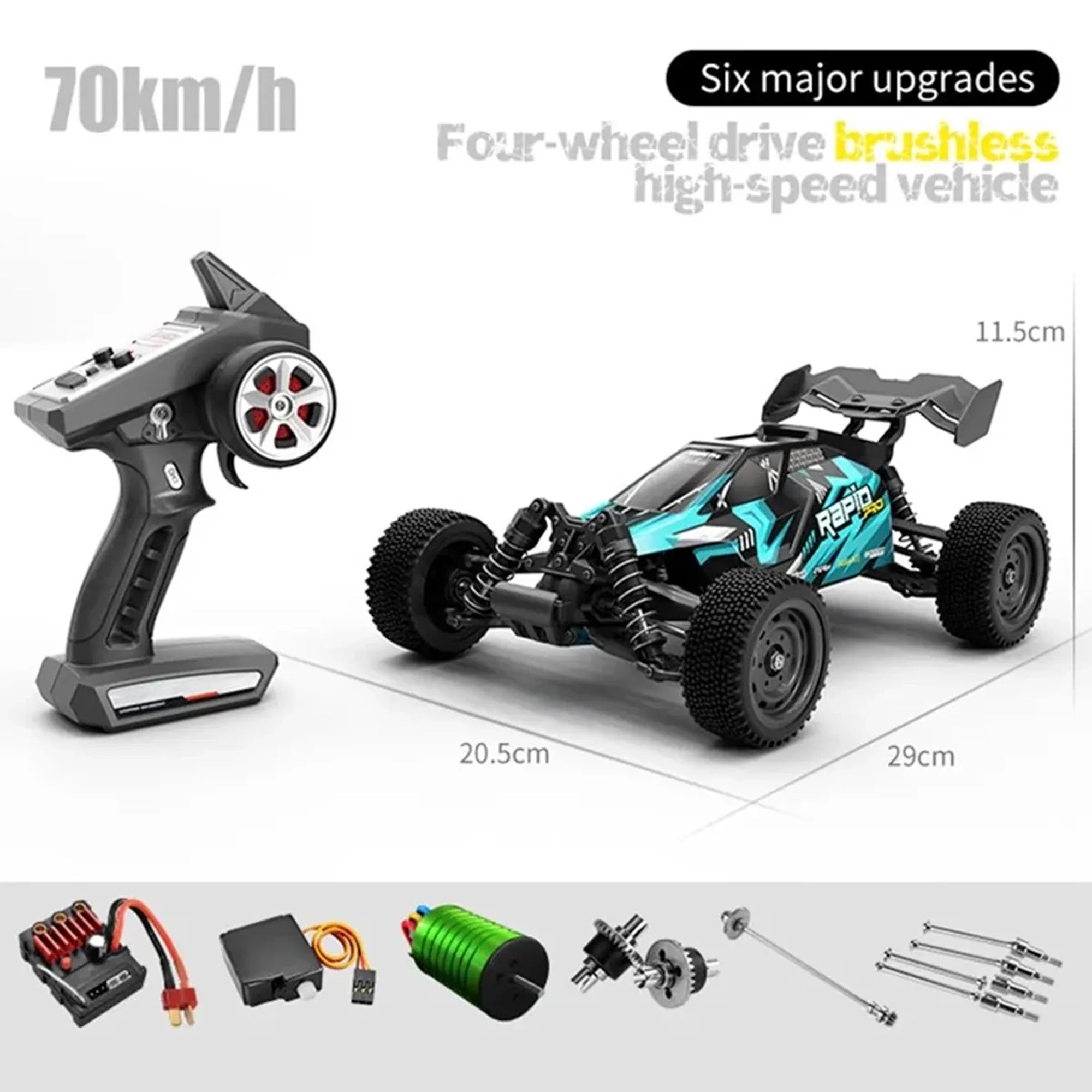 R/C 1:16 RAPID PRO CROSS COUNTRY VEHICLE