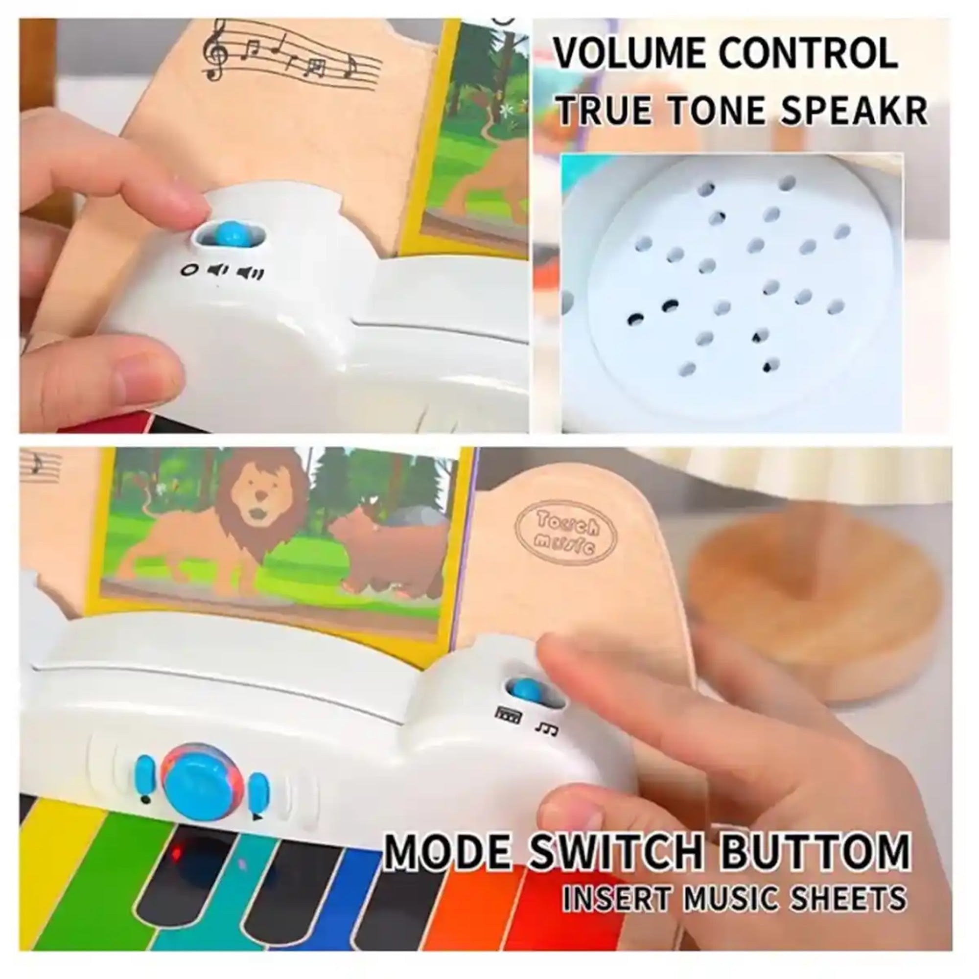 EDUCATIONAL MAGIC TOUCH PIANO CDL-3011  12M+