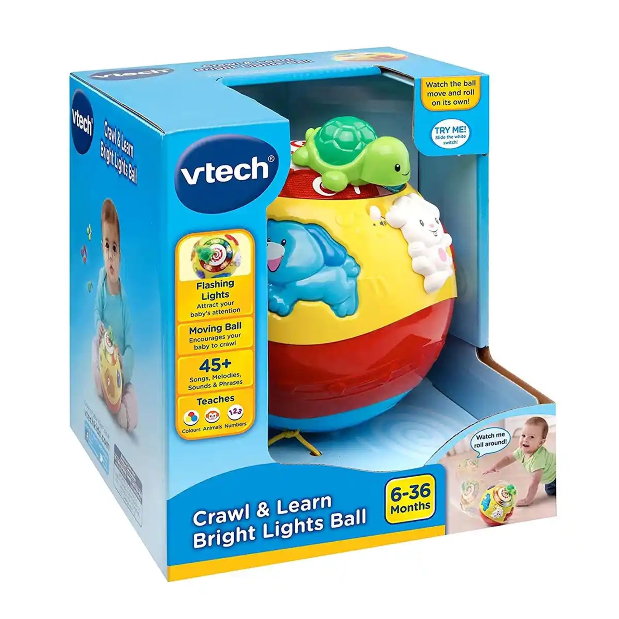 CRAWL & LEARN BRIGHT LIGHTS BALL ^TM (VTUK)(184903)