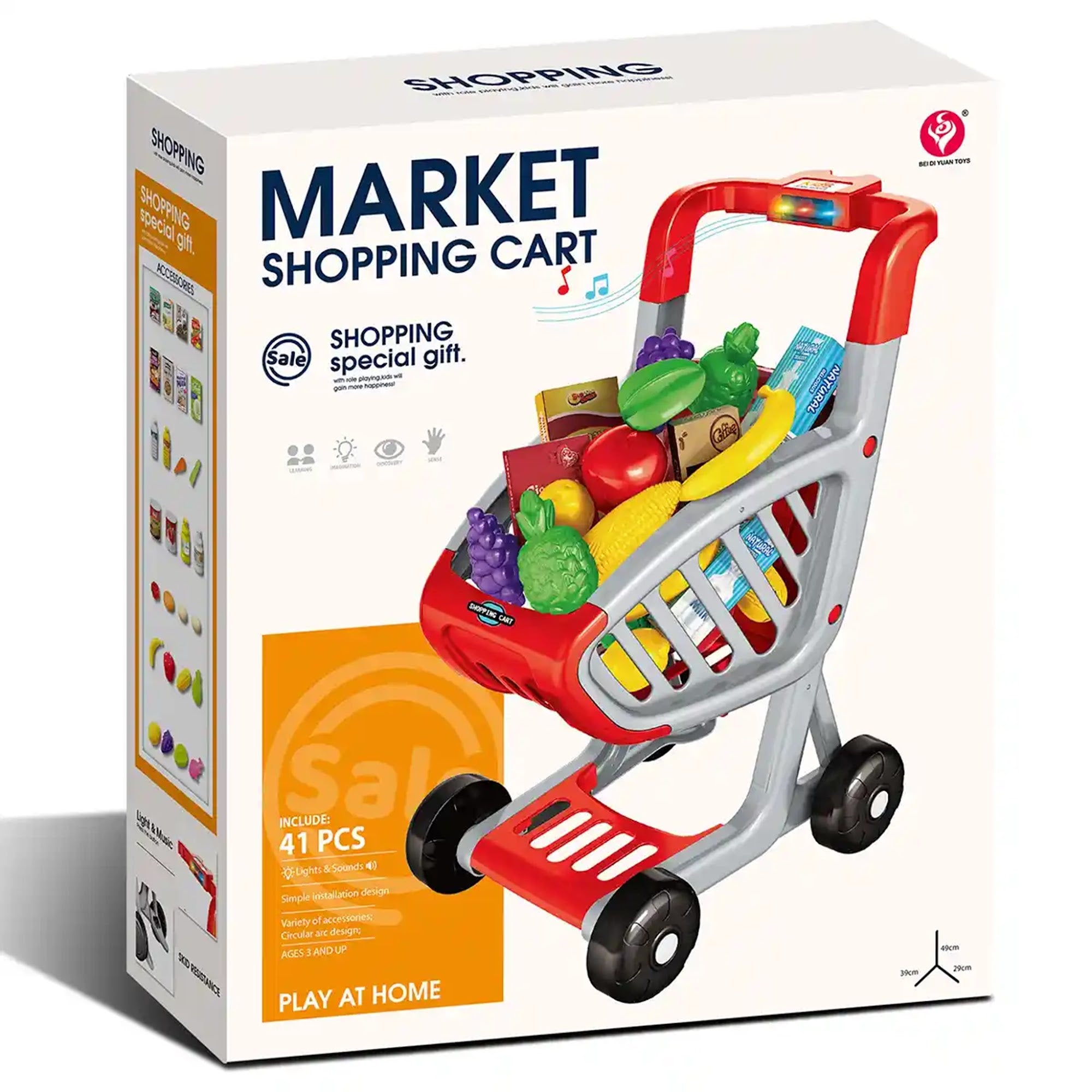 SHOPPING CART PLAY SET 3YRS+