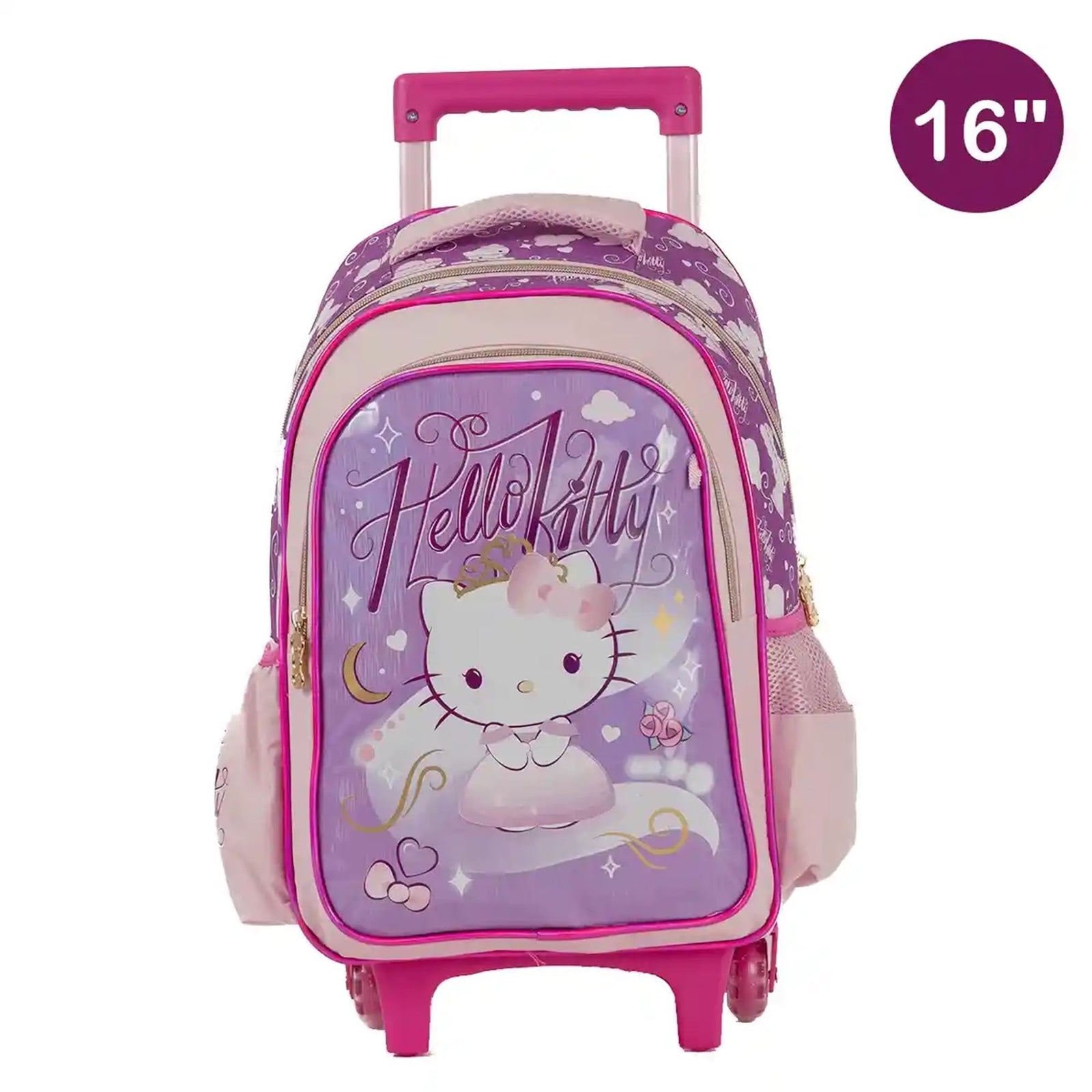 Trolley Bag 2 Main Compartments and 2 Side Pockets 16"