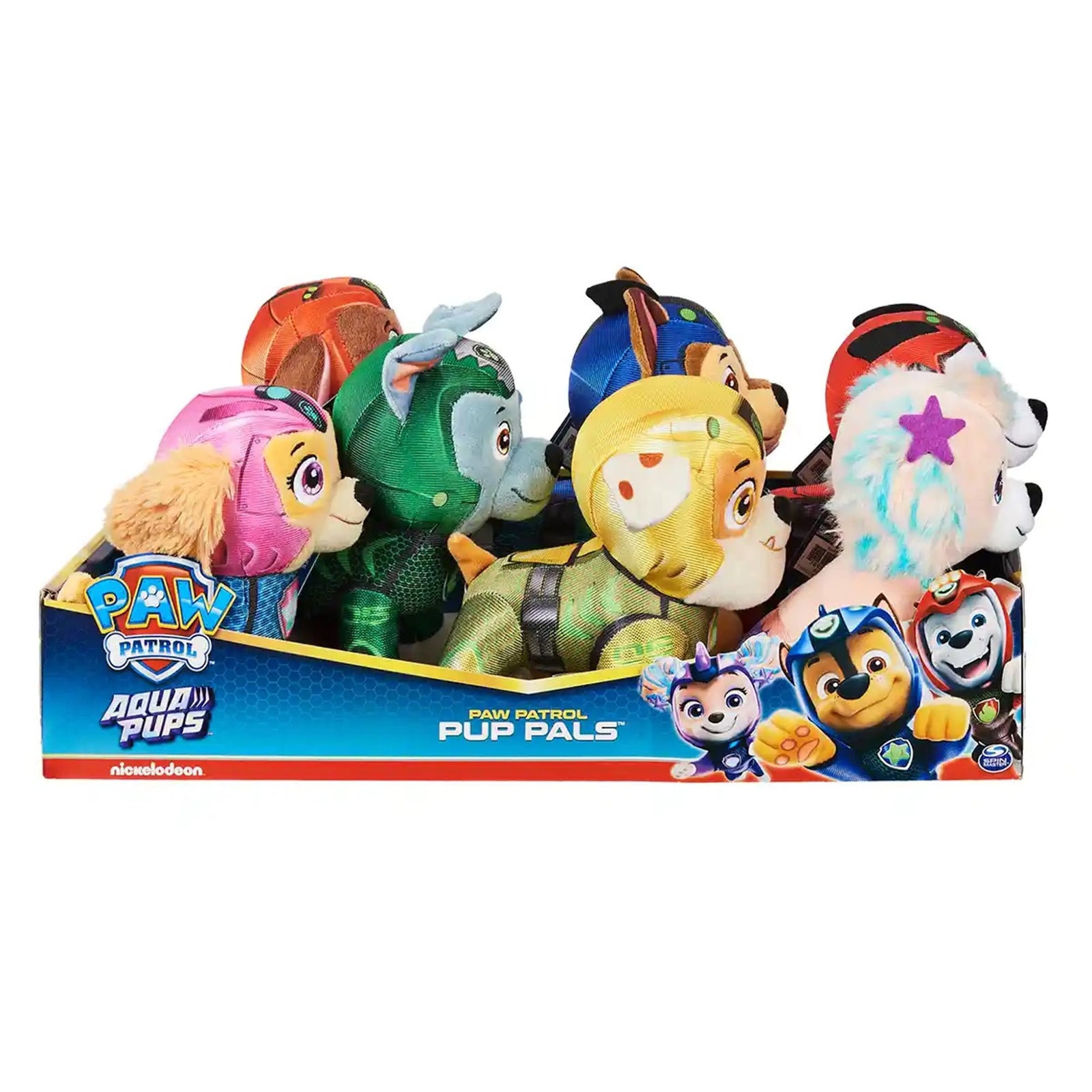 Paw Patrol Aqua Basic Plush Asst. CDU