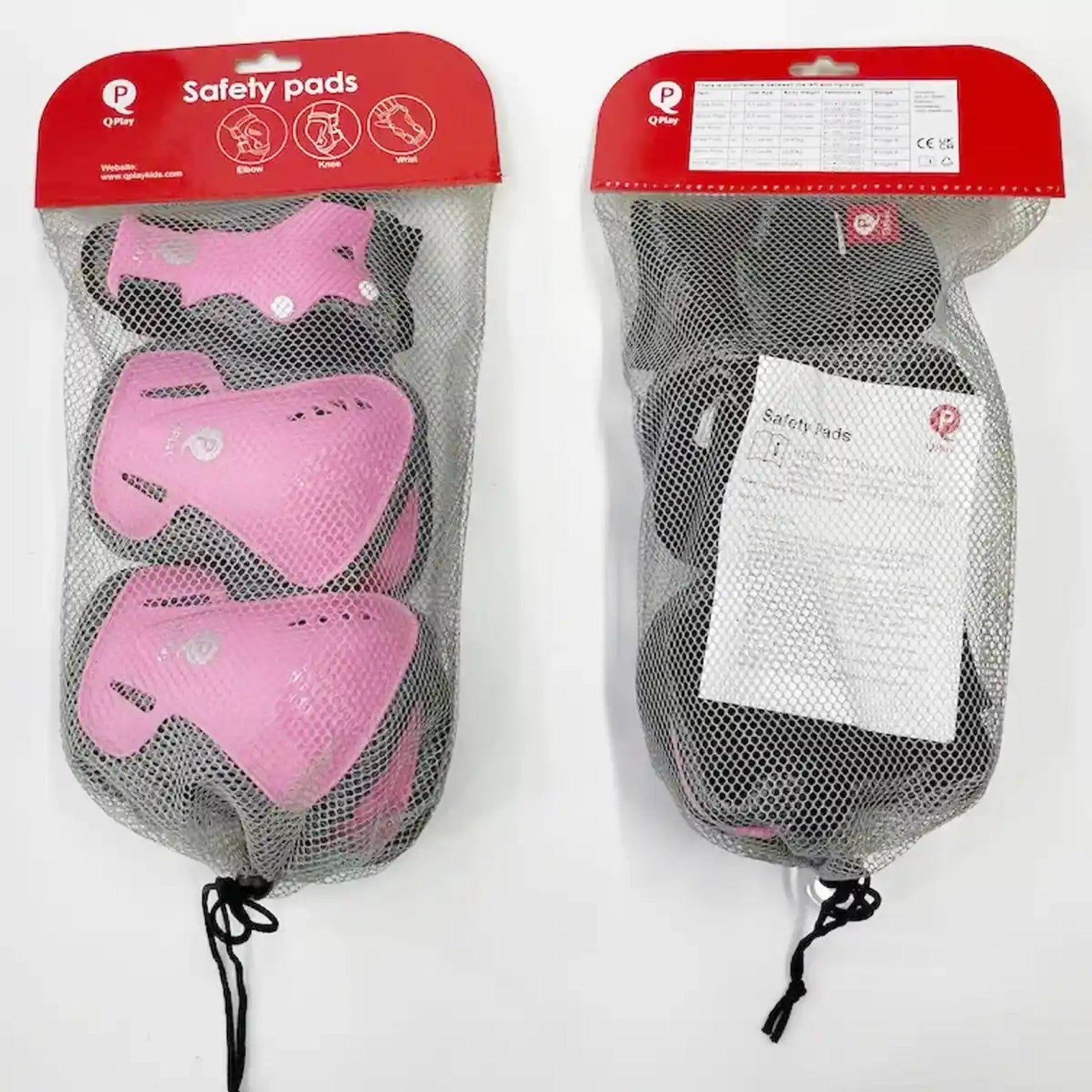 QPLAY SAFETY PADS (S) pink